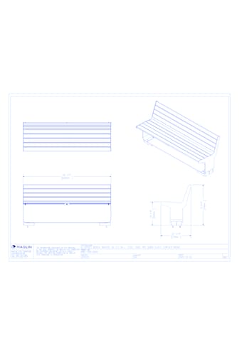 L-Series Backed Bench (MBE-3000-00001)