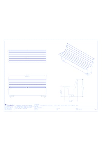 L-Series Backed Bench (MBE-3000-00002) 