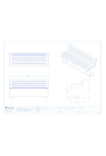 L-Series Backed Bench (MBE-3000-00006)