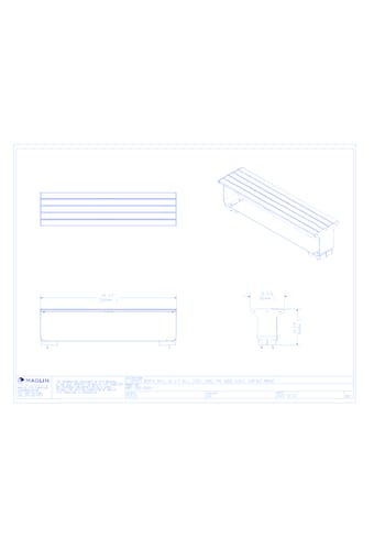  L-Series Backless Bench (MBE-3000-00019)