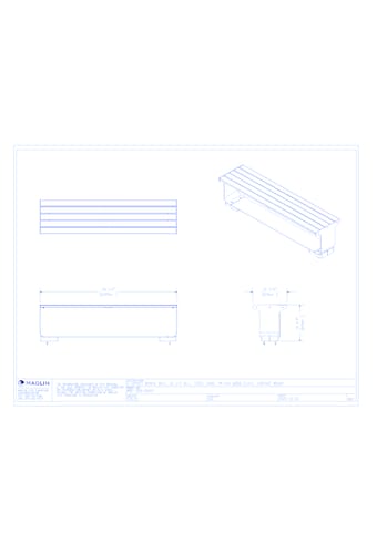  L-Series Backless Bench (MBE-3000-00020)