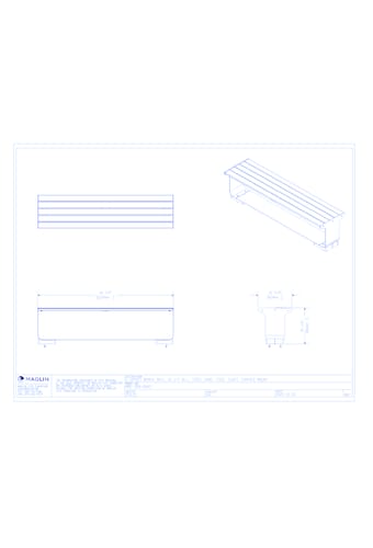  L-Series Backless Bench (MBE-3000-00021)