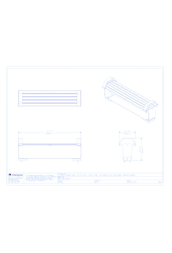  L-Series Backless Bench (MBE-3000-00022)