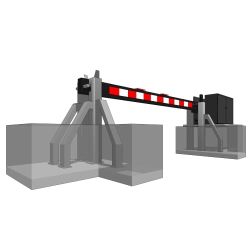 M50 Shield Crash Barrier, RH Barrier VPG
