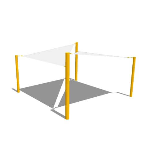 QRM490 - 25' x 25' x 35' x 12' Multi-Sail