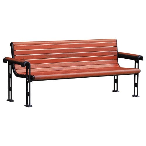 UF8008 - Bristol Series Bench with Armrest - 8' preview 1