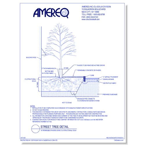 preview of Street Tree Detail w/ Permeable Pavers using CU-Structural Soil®