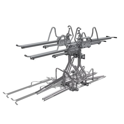 The Timberline Double Side Bike Rack - 17-18 Inch Spacing