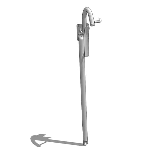 The Morrison Wall Mounted Bike Rack - Chain