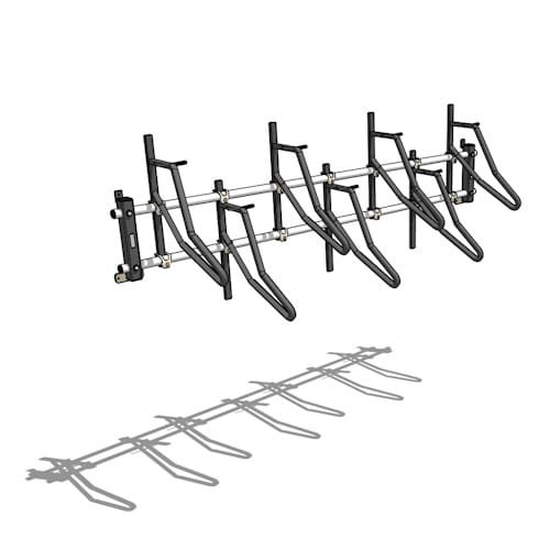 The Hawthorne Multi-Bike Wall Frame - 7 Capacity
