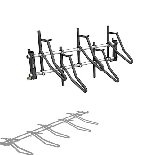 The Hawthorne Multi-Bike Wall Frame - 5 Capacity