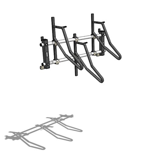 The Hawthorne Multi-Bike Wall Frame - 3 Capacity