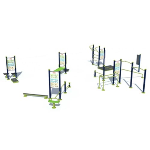 Fitness and Wellness Playground Equipment