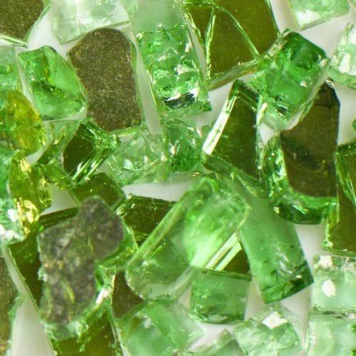Reflective Green Terrazzo Glass preview 1