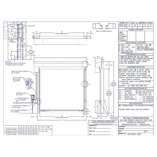 preview of PredaCool™ High-Performance Door with Slant Hood