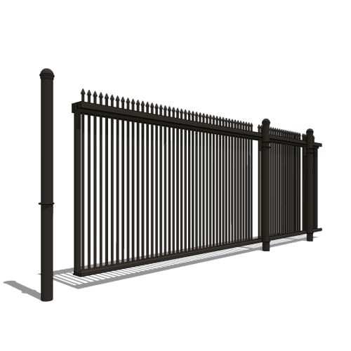 Fortress Heavy Duty Cantilever Slide Gate - Ornamental