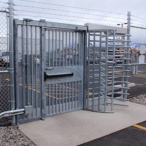 Pedestrian Portal 2150 Pre-hung Ornamental Pedestrian Swing Gate with Turnstile preview 4
