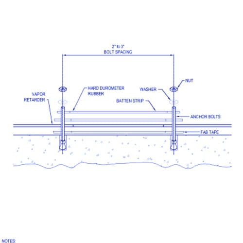 Crawl Space Wall Attachment - Batten Detail (3 Of 3) preview 1