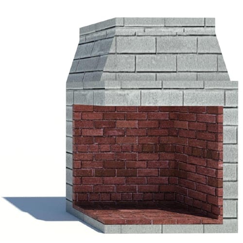 Isokern All Fuel Fireplace: Standard Series - Left Corner 36"
