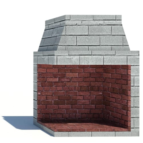 Isokern All Fuel Fireplace: Standard Series - Left Corner 42"