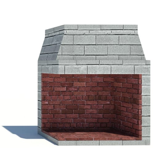 Isokern All Fuel Fireplace: Standard Series - Left Corner 46"