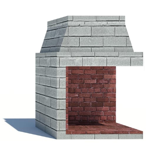 Isokern All Fuel Fireplace: Standard Series - Right Corner 42"