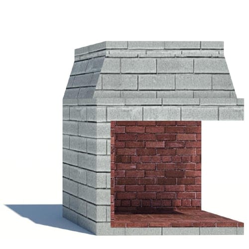 Isokern All Fuel Fireplace: Standard Series - Right Corner 46"
