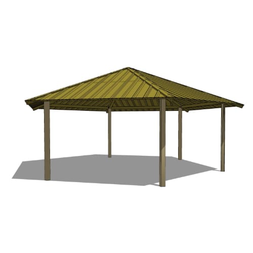 28' Hexagonal Shelter