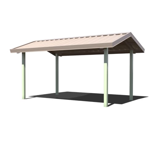 All-Steel Gable End Shelters
