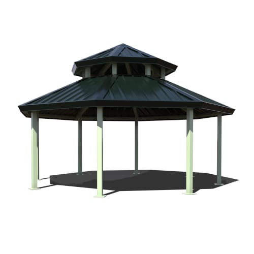 All-Steel Octagonal Duo-Top Shelters