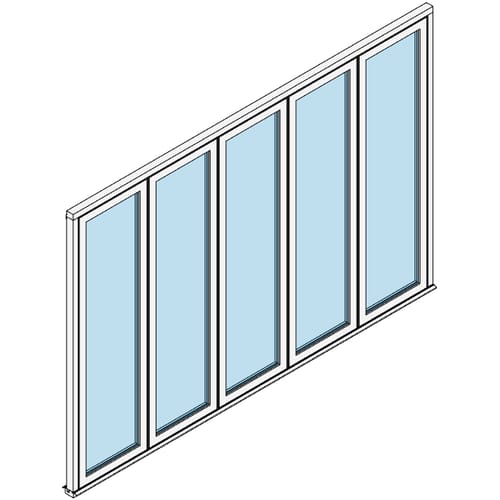 NW Aluminum 640: Thermally Broken Aluminum Framed Folding Glass Storefront