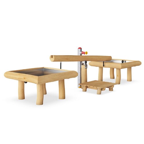 Water Seesaw with 2 Splash Tables