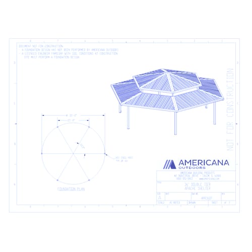 preview of Shelters: Apache Double Tier With R Style Roof 36'