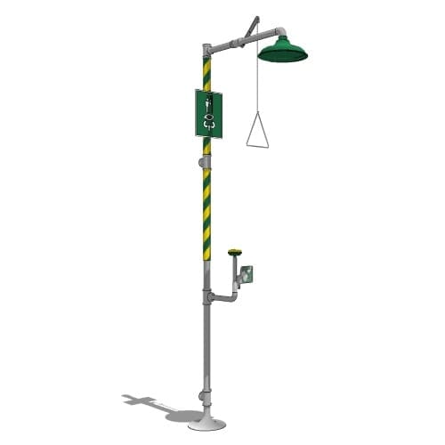 Model 8317: AXION® MSR Emergency Shower and Eye/Face Wash
