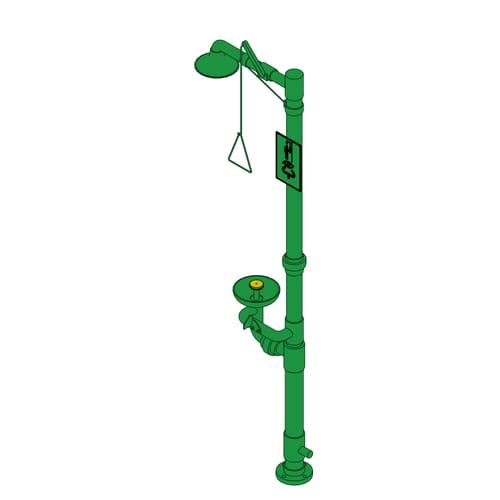 Model 8336: AXION® MSR Corrosion Resistant Shower and Eye/Face Wash