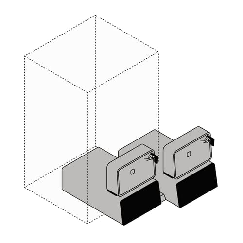 Model 1202SF: Wall Mount Dual ADA Water Cooler
