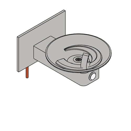 Model 1001HSA:  Haws RIVIVE™ Hydration Station™ Recessed Bottle Filler with Fountain
