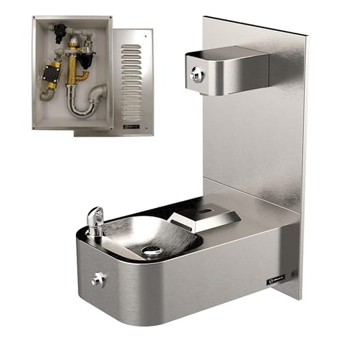 Model 1109FRP: ADA Outdoor Freeze-Resistant Vandal-Resistant Fountain and Bottle Filler preview 1