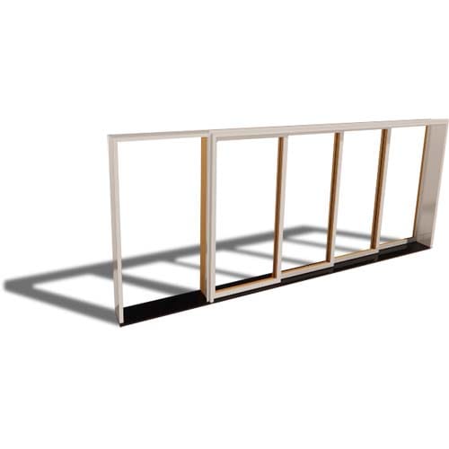 preview of Contemporary Collection™ Door Revit Object: Multi-Slide Pocket Door - Standard Sill