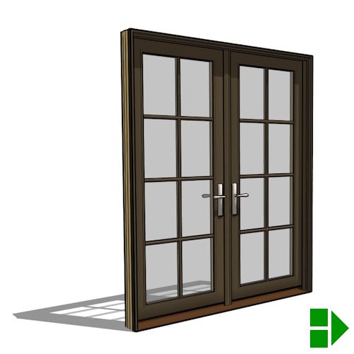 Weather Shield Classic Series: In-Swing Door, Double, Active-Passive Units