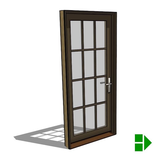 Weather Shield Classic Series: In-Swing Door, Single, Vent Units