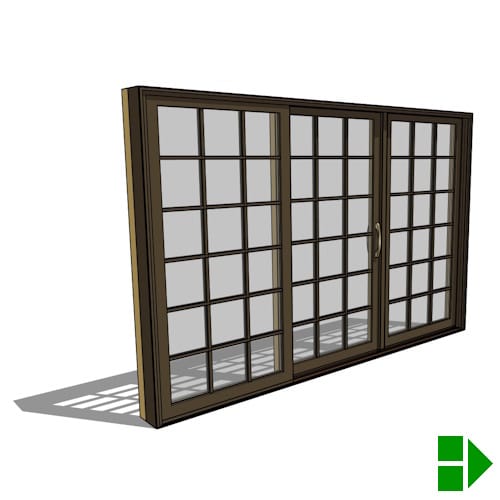 Weather Shield Classic Series: Sliding Door, 3 Panel
