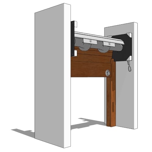 Roll-Up Doors Between Wall Mount Without Lintel