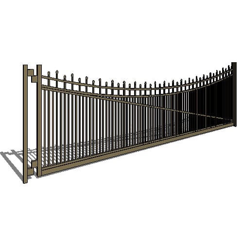 preview of 20' Cantilever Commercial Newcastle Staggered 04 Arch 3-CH 72" (GT04C240CH723)