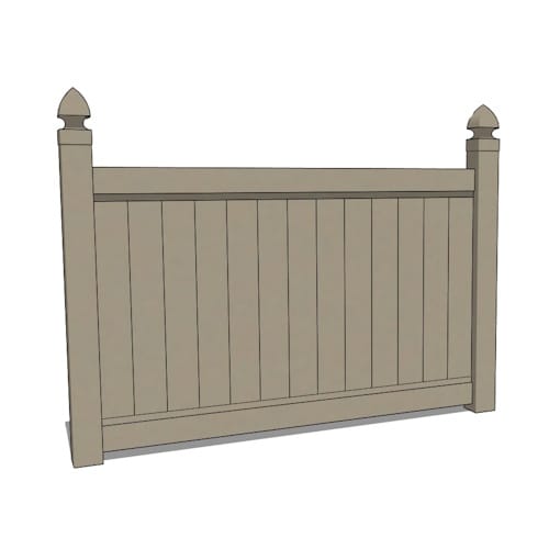 Newbury LX Vinyl Fence (4, 5 & 6 Ft. Height)