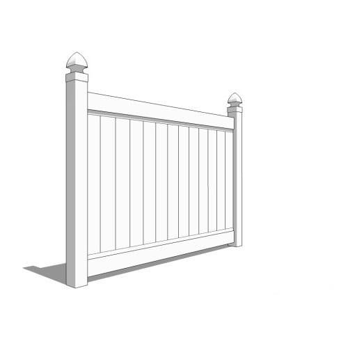 Newbury LX Vinyl Fence preview 1