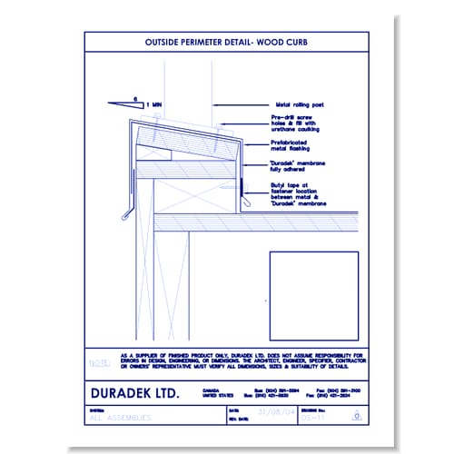 preview of Outside Perimeter Detail OS-11 - Wood Curb