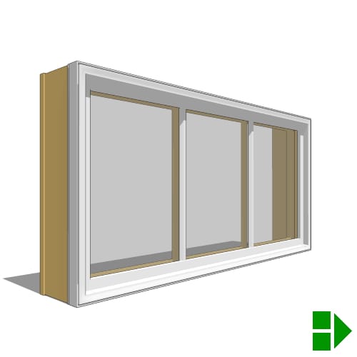 Lifestyle Dual-Pane Series: In-Swing Window, Single, Transom Units