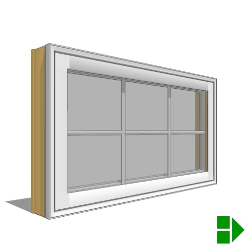 Lifestyle Triple-Pane Series: Awning Window, Vent Units