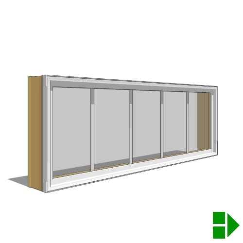 Lifestyle Triple-Pane Series: In-Swing Window, Double, Transom Units